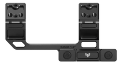 Swampfox Optics Hostile Engagement 30mm 45-Degree Offset Reflex Sight Mount - Matte Black 7075 Aluminum — view 2