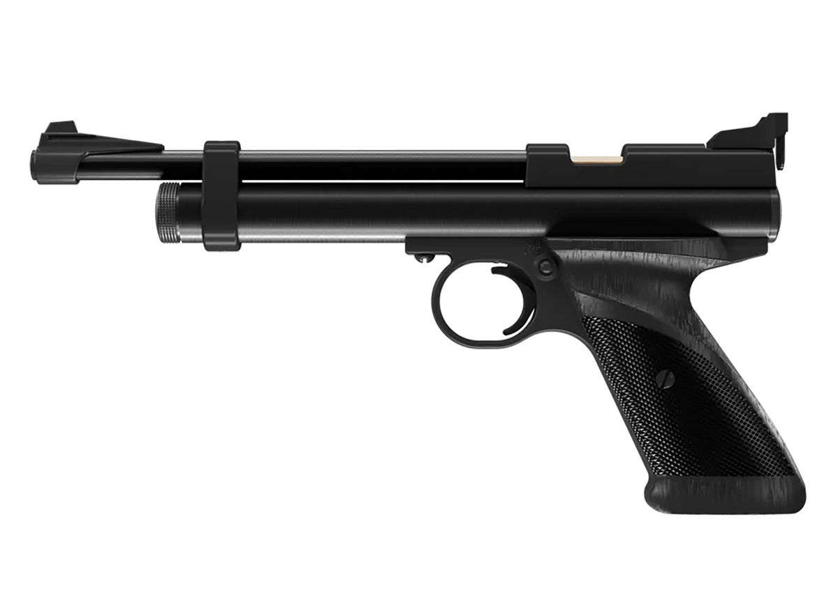 Daisy 2240 .22 Cal CO2 1-Shot Bolt Action Air Pistol - Black Polymer — view 2