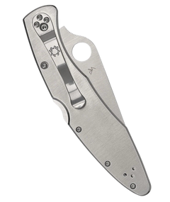 Spyderco Police C07P 4.13" VG-10 Spear Point Plain Edge Stainless Steel Folding Knife — view 2