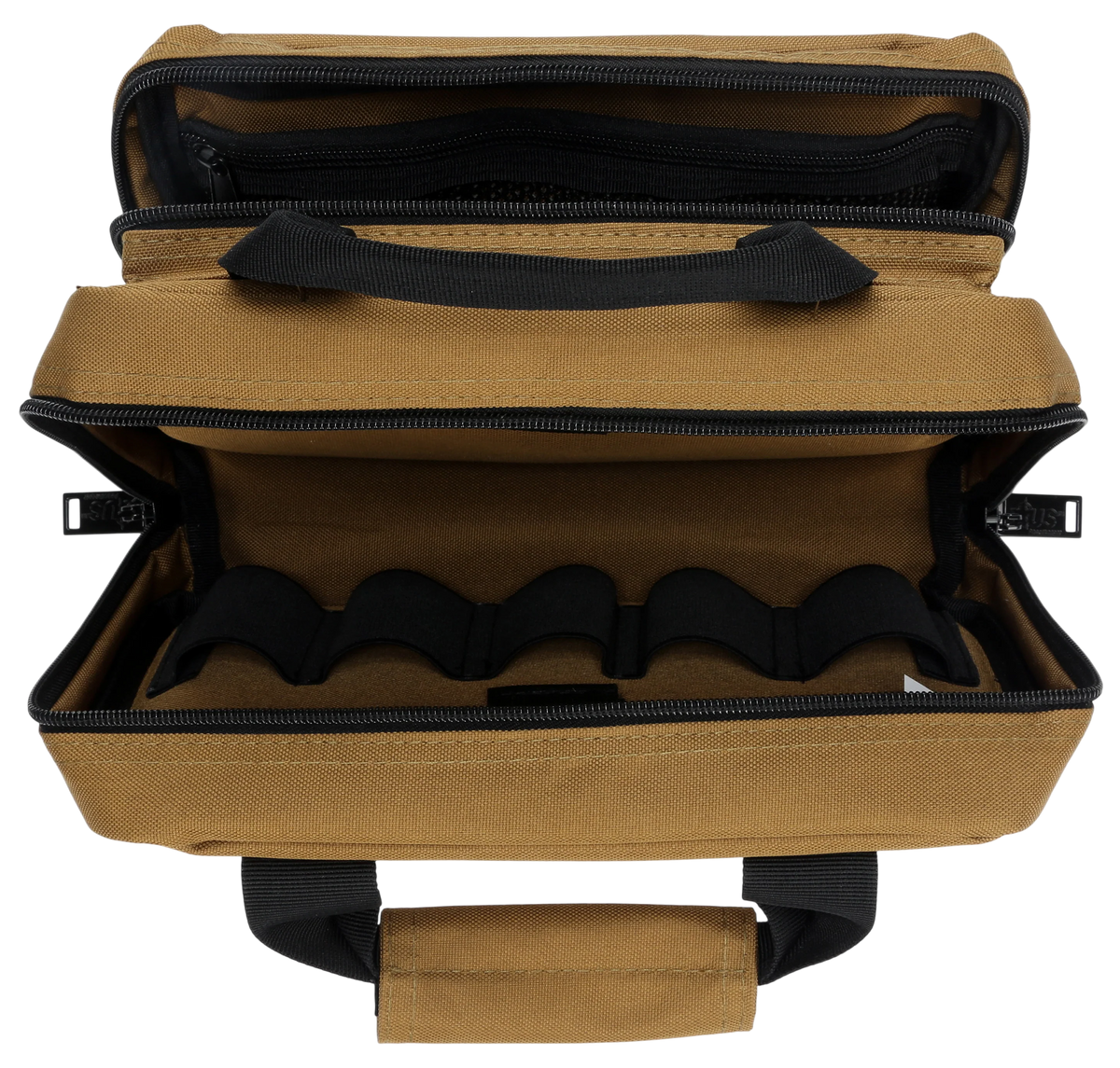 US PeaceKeeper P21309 Macro Mini Range Bag Tan Nylon 13.5" x 9.5" x 3" — view 2