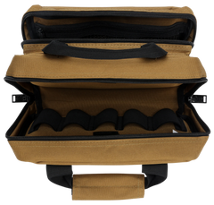 US PeaceKeeper P21309 Macro Mini Range Bag Tan Nylon 13.5" x 9.5" x 3" — view 2