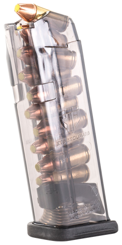 ETS Group SMKGLK1910 9mm Luger 10-Rd Limited Pistol Magazine for Glock 19/26 - Smoke Polymer — view 2