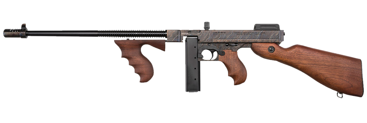 Thompson T1CH 1927A-1 Deluxe 45 ACP 18" 20+1 Semi-Auto Rifle - Color Case Hardened — view 2