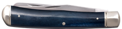 Cold Steel Trapper 3" Folding Clip/Spey Plain 8Cr13MoV SS Dark Blue Bone Handle — view 2