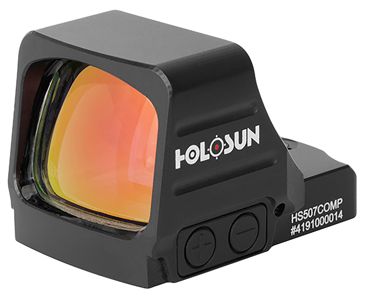 Holosun HS507COMP 1x 1.1" x 0.87" Red CRS Multi-Reticle Reflex Sight - Black Anodized — view 2