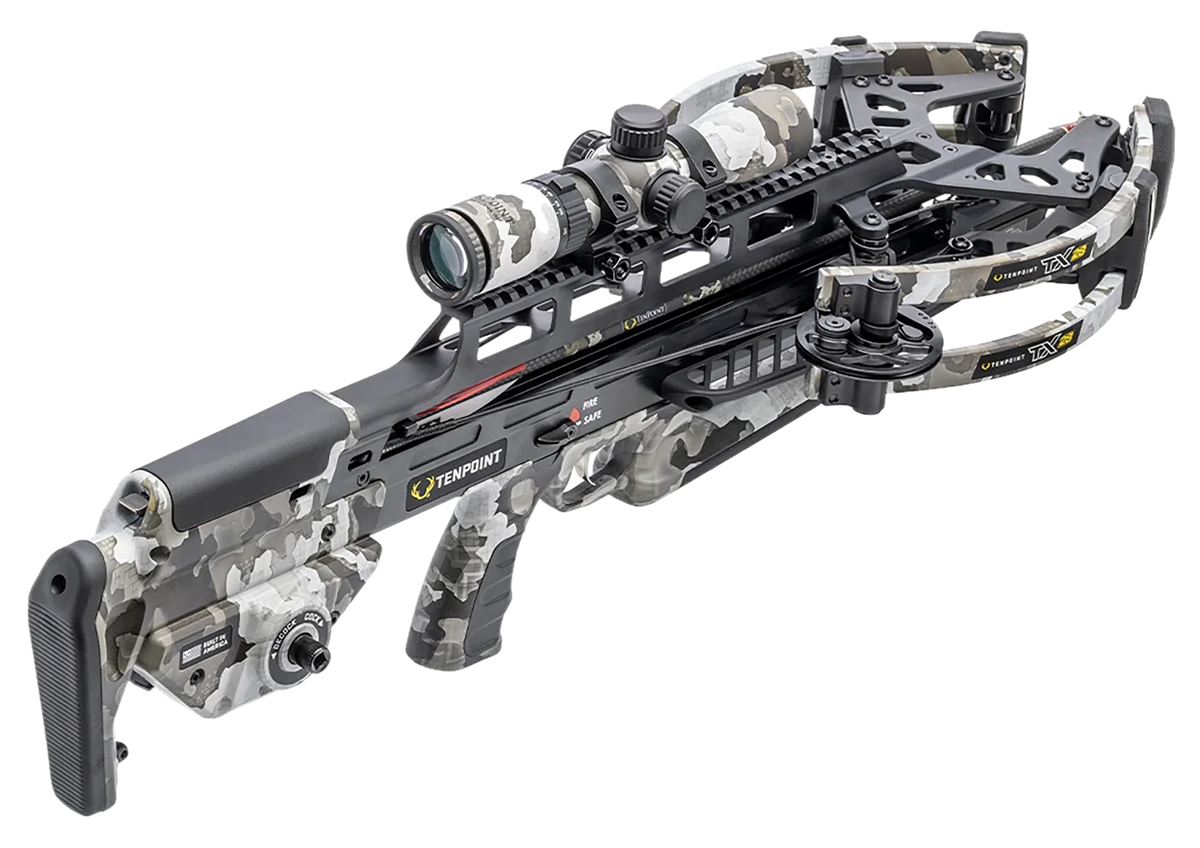 TenPoint TX28 28" 250 lb 410 FPS Crossbow w/ RangeMaster 100 Scope - Vektra — view 2