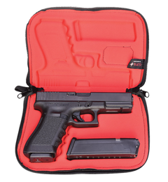 G*Outdoors GPS-907PC Custom Molded Pistol Case Black - Lockable Zippers for Glock 17/19/22/23/26/27 — view 2