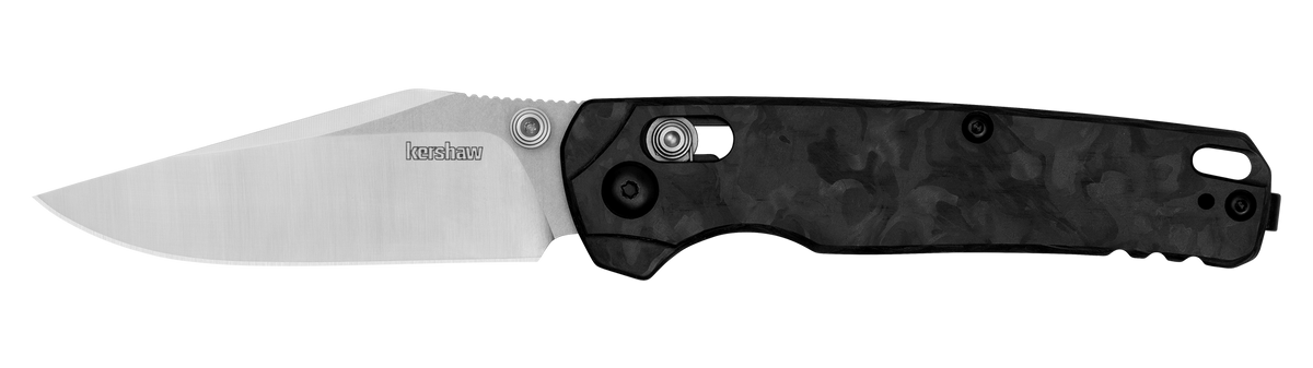 Kershaw Bel Air 6106CF 3.05" Folding Clip Point Plain CPM MagnaCut Satin - Marbled Carbon Fiber — view 2