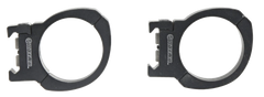 Wheeler Sporter 1" Low Bi-Weaver Scope Rings - Black — view 2