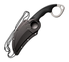Cold Steel Double Agent I 3" Fixed Plain Karambit AUS-8A Grivory Handle — view 2