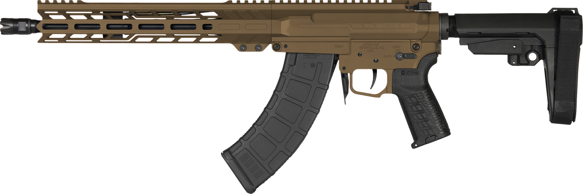 CMMG Banshee MK47 7.62x39mm 12.5" 30+1 Semi-Auto AR Pistol - Midnight Bronze Cerakote — view 2