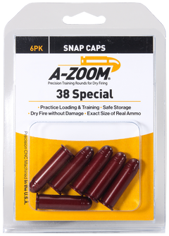 A-Zoom 16118 Revolver Snap Caps .38 Special 6-Pack Dummy Rounds — view 2