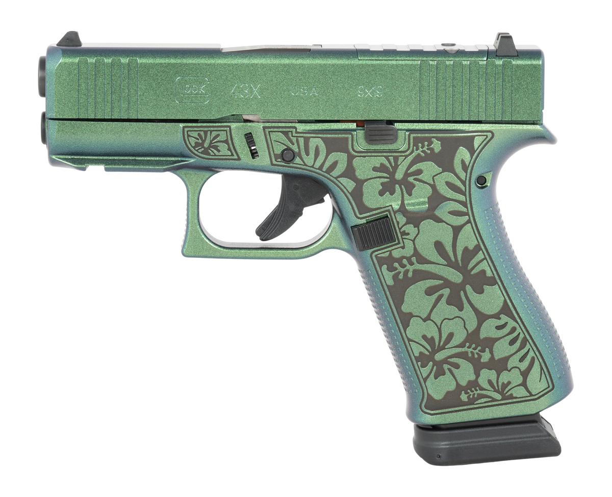 Glock G43X 9mm Luger 3.41" 15+1 Semi-Auto Pistol - Steel Serrated Slide Ambidextrous — view 2