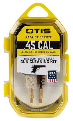 Otis Patriot 45 Cal Pistol Cleaning Kit 15-Piece - Yellow Plastic Box — view 2