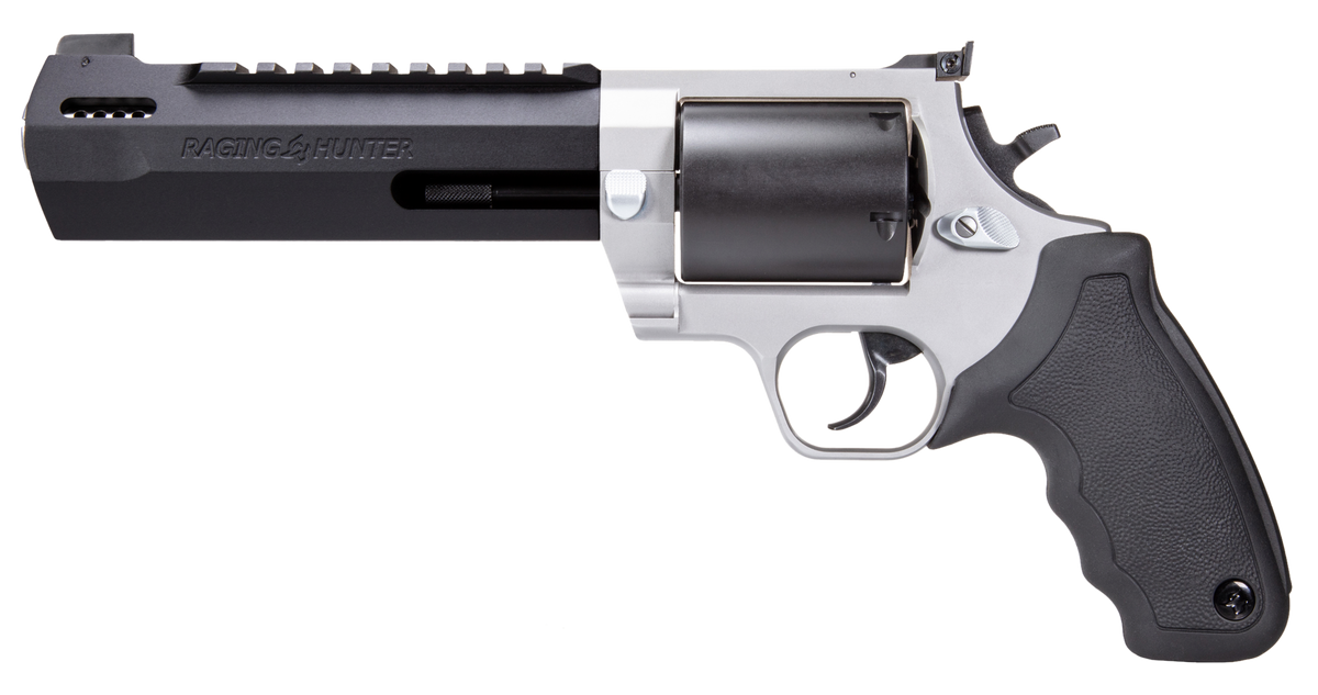 Taurus Raging Hunter 500 S&W Mag 6.75" 5-Shot DA/SA Large Frame Revolver - Matte Black/Stainless — view 2