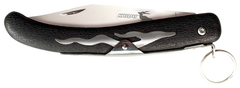 Cold Steel CS20KK Kudu 4.25" Folding Plain Mirror Polished 5Cr15MoV SS Black Woodgrain Zy-Ex Handle — view 2