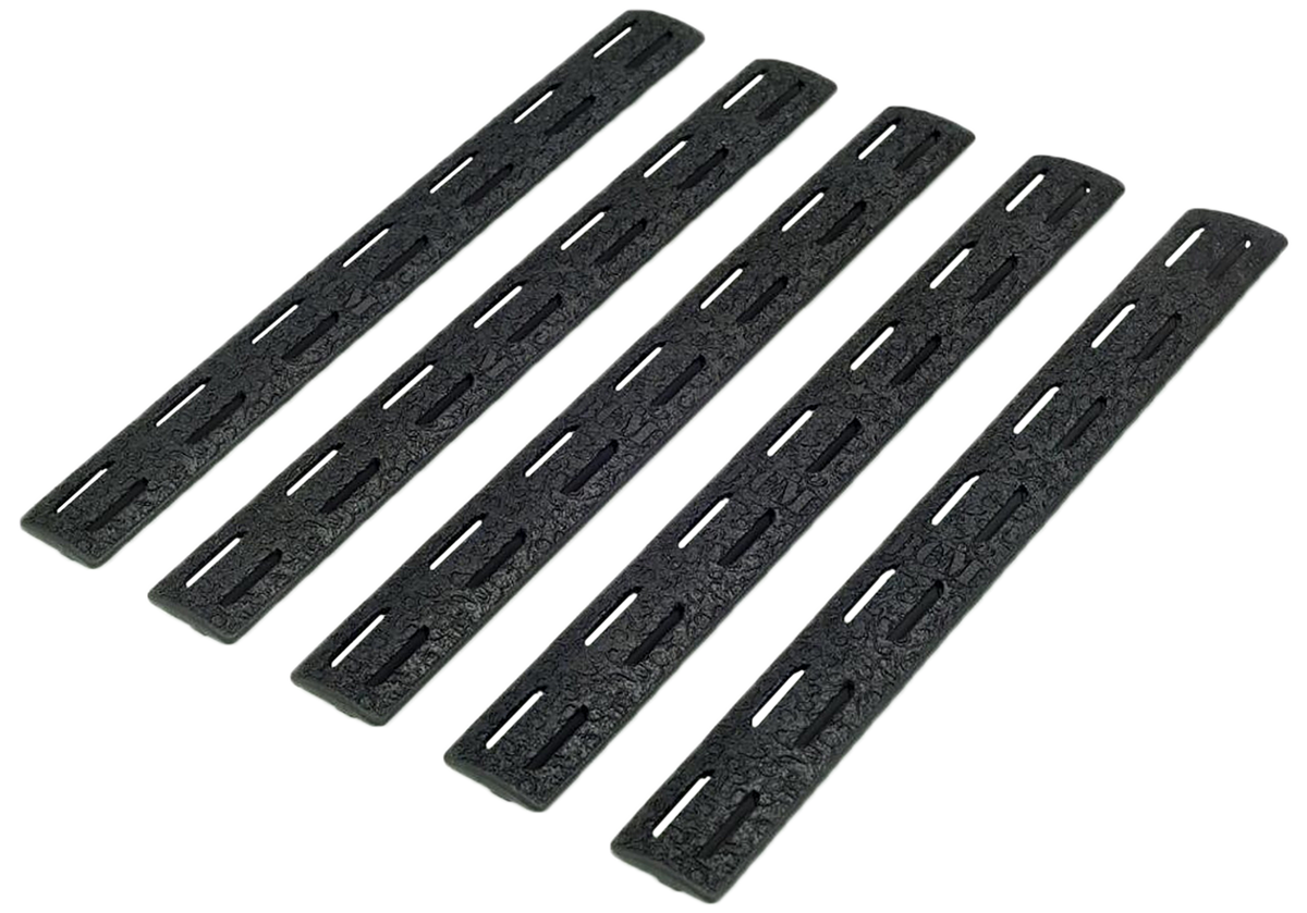 BCM KMR-RP-BLK-5 KeyMod Rail Panel Kit 5.55" Black Polymer 5 Pack — view 2