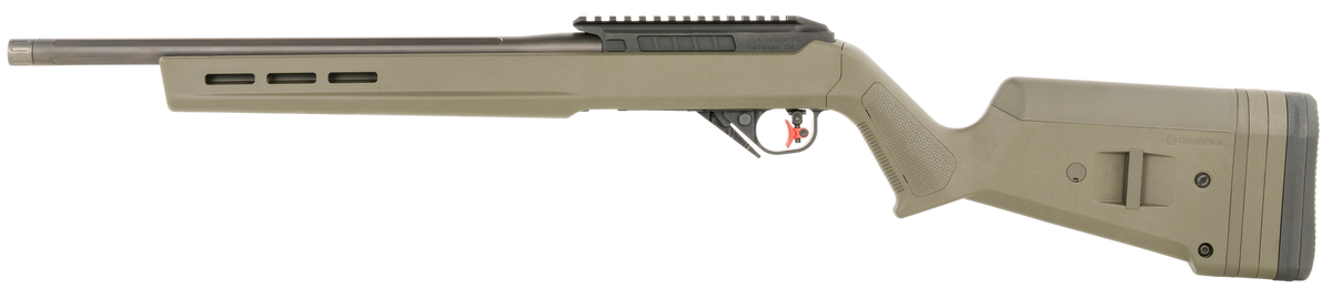 True Precision TP/22 22 LR 16" Match Grade Barrel Rimfire Rifle - Green/Black/Gray — view 2