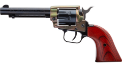 Heritage Mfg Rough Rider Small Bore 22 LR 9-Shot 4.75" SAO Revolver - Cocobolo Grips — view 2