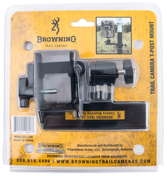 Browning Trail Cameras CTM T-Post Mount - Black Powder Coated Steel — view 2