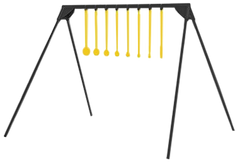 Caldwell Rimfire KYL Challenge Target AR500 Steel 8 Targets Black/Yellow — view 2