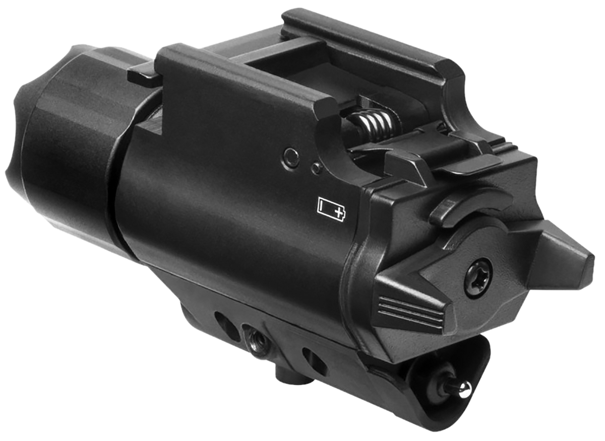 NcSTAR AQPFLSG Flashlight & Green Laser Combo 200 Lumens CREE LED 3.4" Black Anodized — view 2