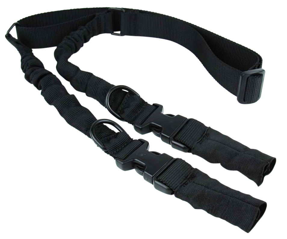 TacFire SL003B 2 To 1 Point Sling 30"-40" Black Nylon Adjustable Double Bungee Rifle — view 2