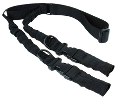TacFire SL003B 2 To 1 Point Sling 30"-40" Black Nylon Adjustable Double Bungee Rifle — view 2