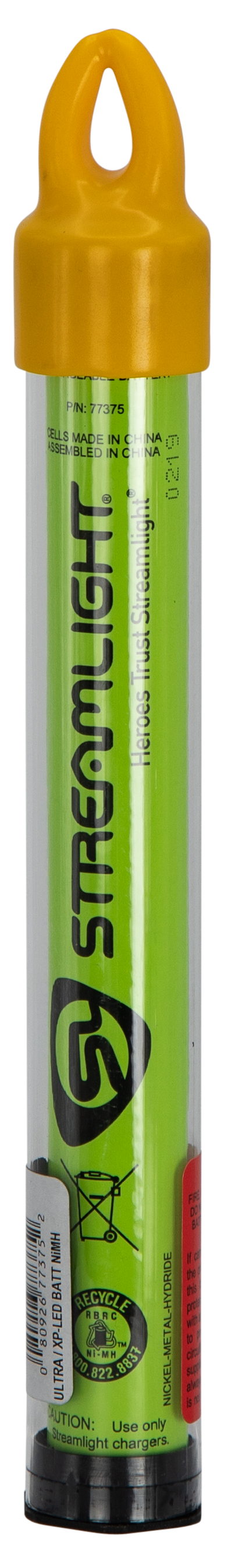 Streamlight 77375 NiMH 6V Rechargeable Battery for UltraStinger/SL-20L/SL-20LP - Neon Green — view 2