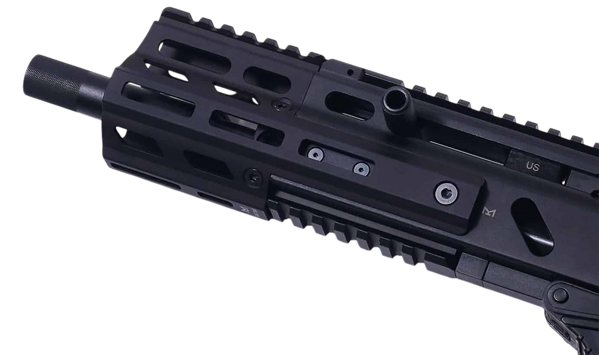Kinetic Development Group SMX3 3" Muzzle Extension 1/2x28 Black Nitride - Fits Stribog SP9 w/ SRX3/SRX6 — view 2