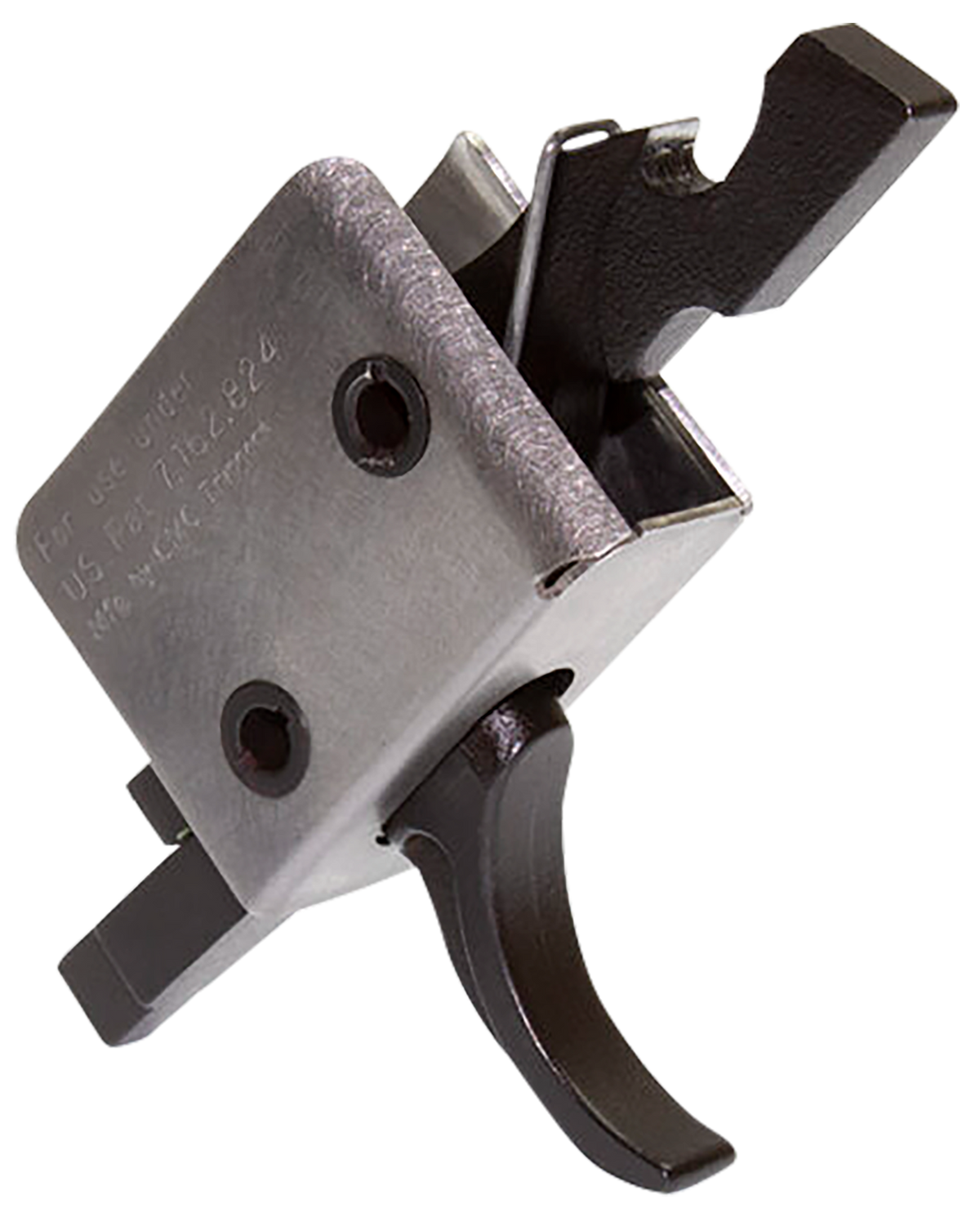 CMC Triggers 91505 Drop-In AR-15, AR-10 Single-Stage Curved 3-3.5 lbs Large Pin - Black — view 2