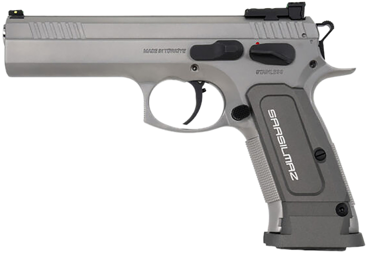 SAR USA K12STSP K12 Sport 9mm Luger 4.70" 17+1 SAO Pistol - Stainless Steel Slide, Gray Polymer Grip — view 2