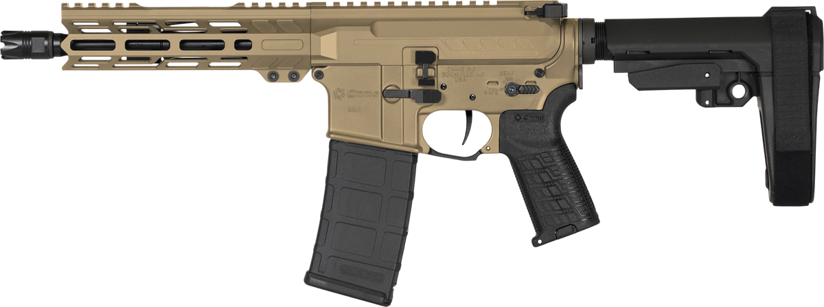 CMMG Banshee Mk4 300 Blackout 8" 30+1 Semi-Auto Pistol - Coyote Tan — view 2