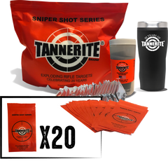 Tannerite GIFTPACK 10 lb Binary Exploding Target Gift Pack w/ Tumbler - 20 x 1/2 lb Targets — view 2