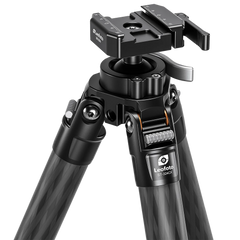 Leofoto USA ST-323CX Integrated Ballhead ST-X Tripod 6.30"-64.60" Black Aluminum — view 2