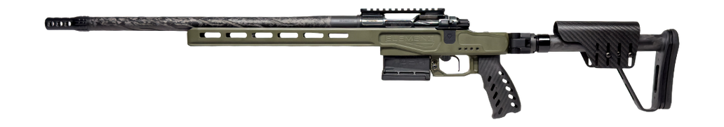 Horizon Firearms Venatic DM 22 Creedmoor 18" Bolt-Action Rifle - OD Green Cerakote XLR Element 4.0 — view 2