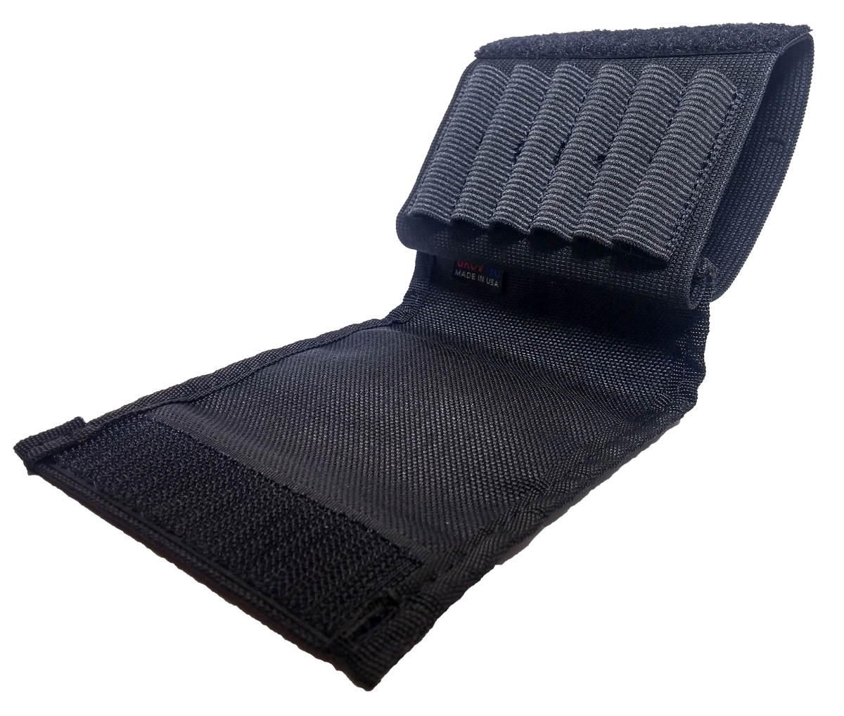 GrovTec GTAC83 Buttstock Cartridge Holder 6-Round Rifle Slip-On with Flap Black — view 2