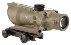 Trijicon TA31-D-100367 ACOG 4x32mm Dual-Illuminated Green Horseshoe .223/5.56 BDC Riflescope - FDE — view 2