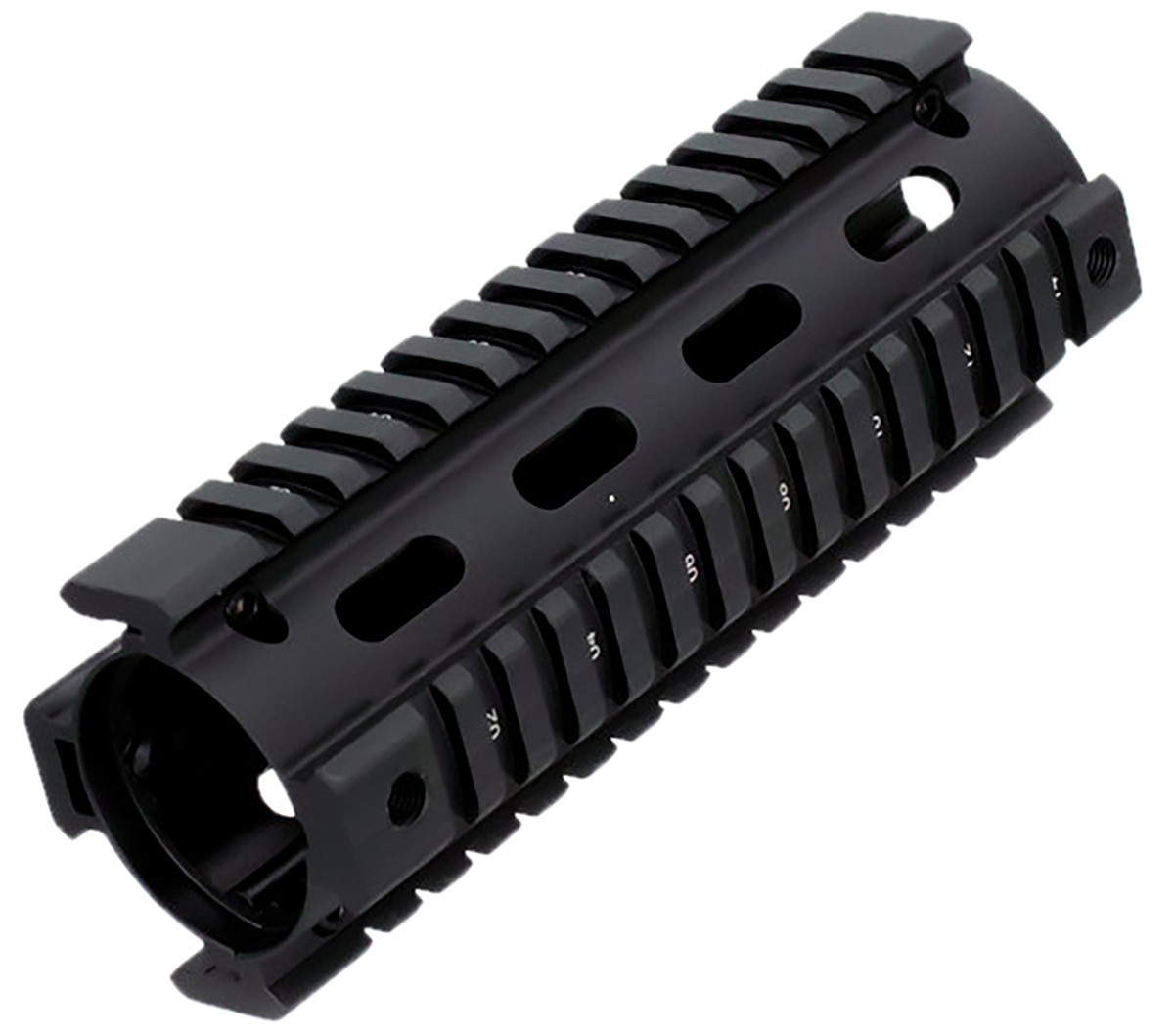 Aim Sports MT021 M4 Carbine Length Quad Rail Handguard 6.5" Black Anodized Aluminum - AR-15, M16, M4 — view 2