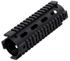 Aim Sports MT021 M4 Carbine Length Quad Rail Handguard 6.5" Black Anodized Aluminum - AR-15, M16, M4 — view 2