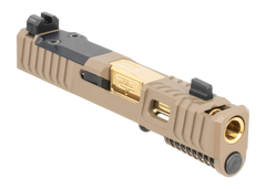 Zaffiri Precision ZPS.2 Glock 43 Slide 9mm - RMSc Cut - FDE Cerakote - IBS Compensated — view 2