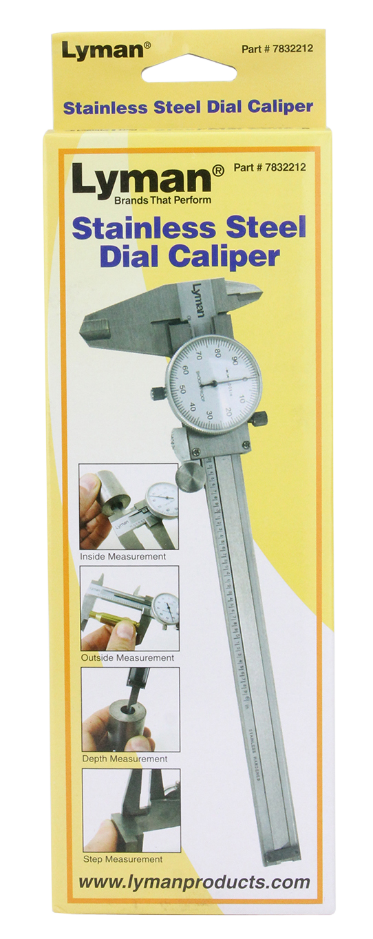Lyman 7832212 Stainless Steel Dial Caliper 0-6 in .001 in — view 2