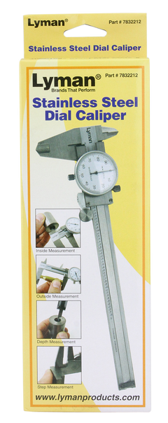 Lyman 7832212 Stainless Steel Dial Caliper 0-6 in .001 in — view 2