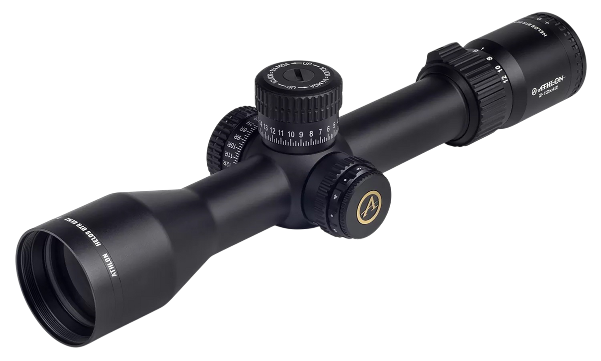 Athlon Helos BTR GEN2 2-12x42mm 30mm Tube Illuminated MOA Riflescope — view 2
