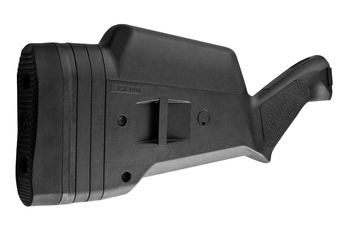 Magpul MAG460-BLK SGA Stock Fixed Black Synthetic for Remington 870 12 GA — view 2