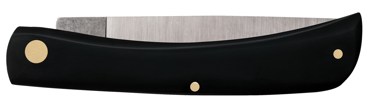 Case Sod Buster 3.70" Folding Skinner Plain Edge Tru-Sharp SS Black Synthetic Handle — view 2
