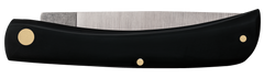 Case Sod Buster 3.70" Folding Skinner Plain Edge Tru-Sharp SS Black Synthetic Handle — view 2