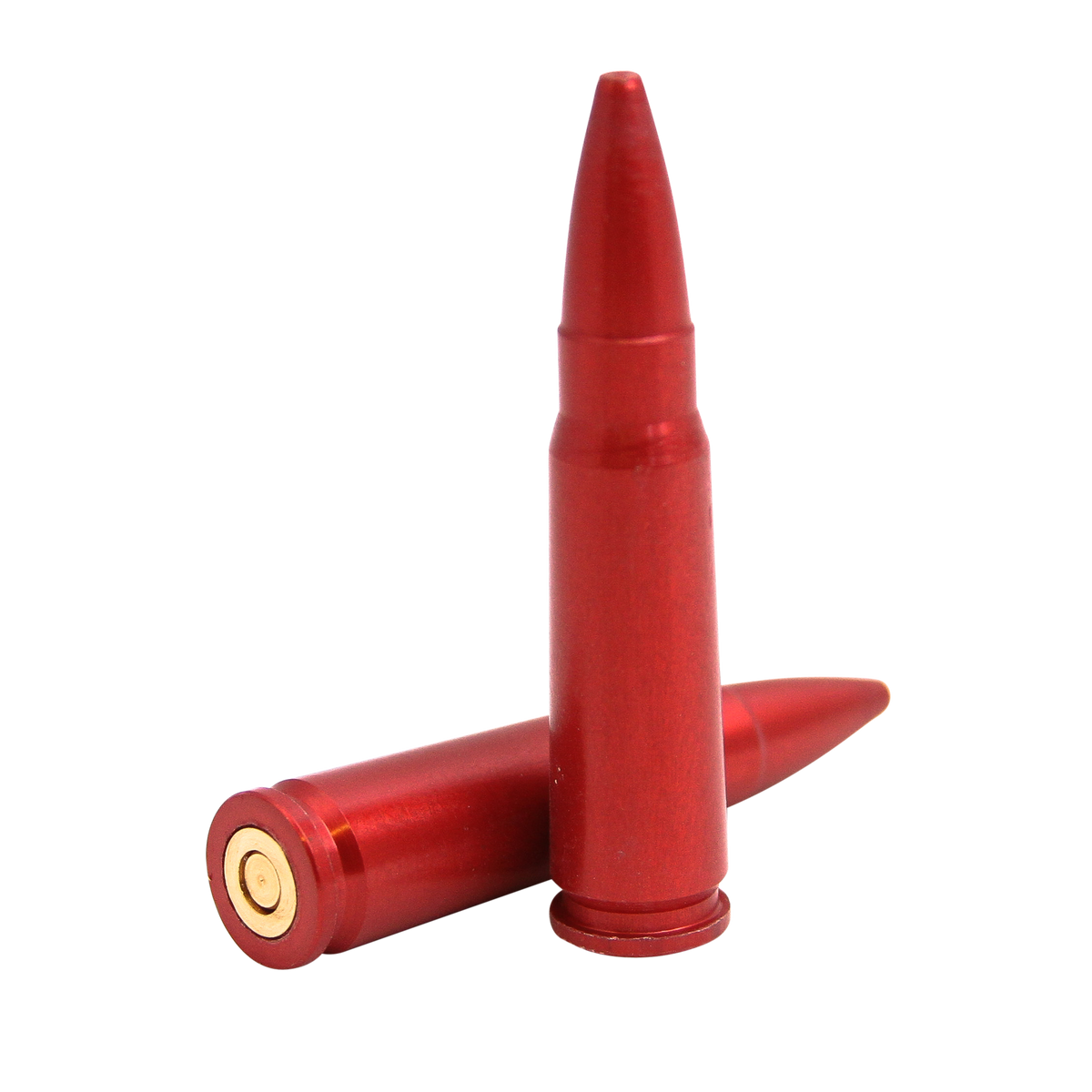 Carlsons Snap Cap 7.62x39mm Spring Loaded Striking Aluminum 2-Pack Dummy Rounds — view 2