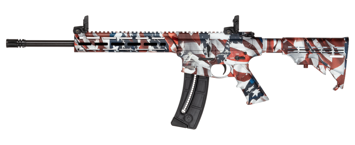Smith & Wesson M&P15-22 Sport Flag 22 LR 16.5" 25+1 Semi-Auto Rifle — view 2