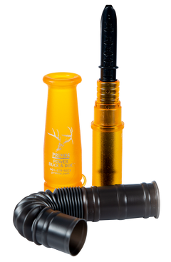 Primos 729 Power Buck & Doe Deer Grunt Call Single/Double Reed - Black/Gold — view 2